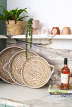 Load image into Gallery viewer, Round Straw Trays- Assorted Sizes
