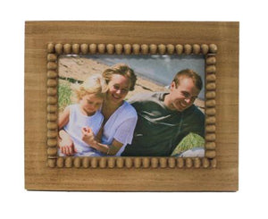 Wood and Beaded Picture Frame