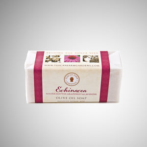 Olive Oil Soap- Echinacea