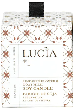 N°1 Linseed Flower & Goat Milk Soy Candles- Assorted Sizes