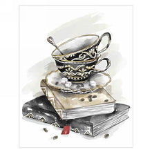 Load image into Gallery viewer, Tea Cups Canvas- Assorted
