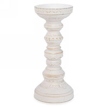 Load image into Gallery viewer, White Antique Candle Holder- Assorted Sizes
