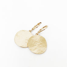 Load image into Gallery viewer, Textured Flat Disk Drop Earrings- Assorted #029
