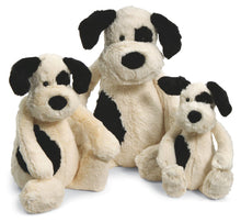 Load image into Gallery viewer, Bashful Black &amp; Cream Puppy- Assorted Sizes
